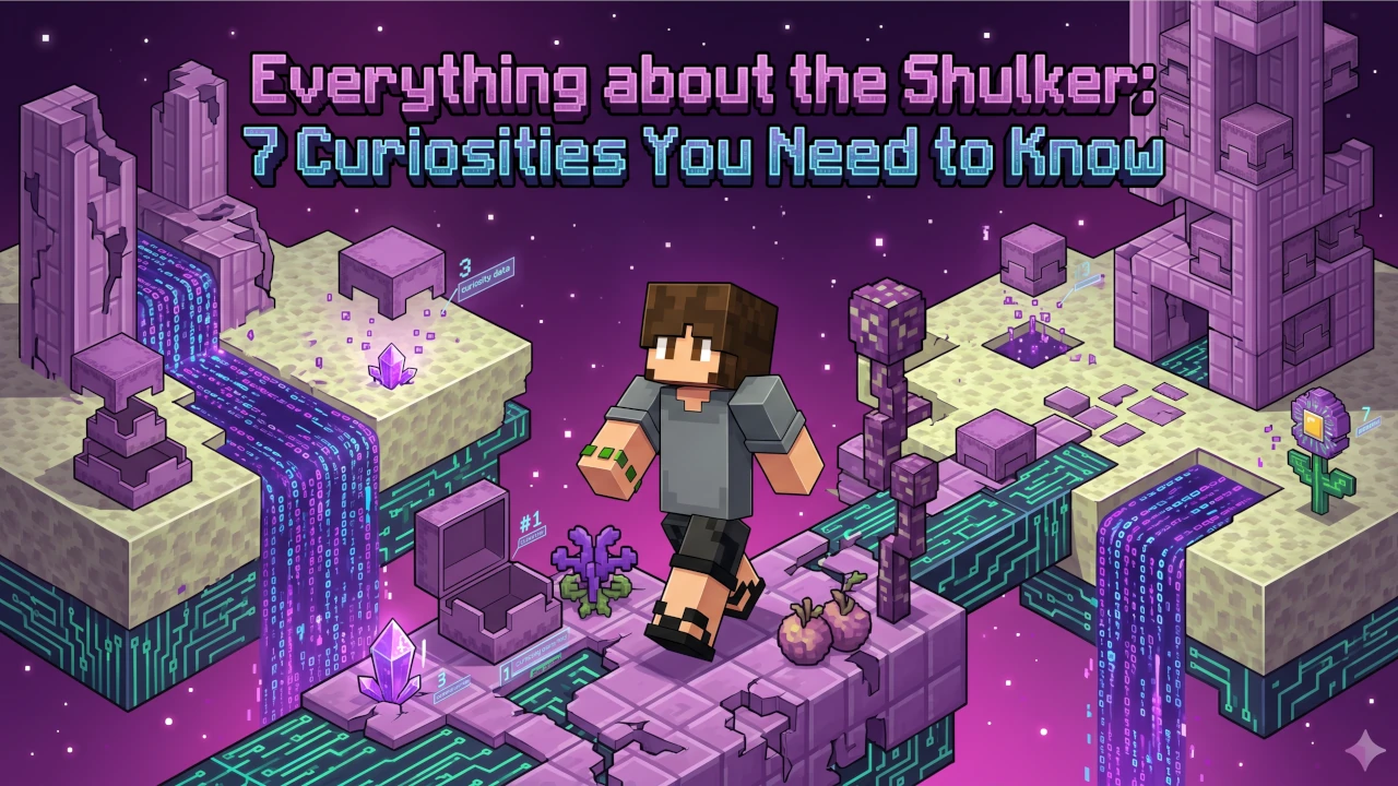 garion andando pelo end perto das shulkers
