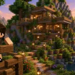 como construir no minecraft sem destruir o terreno natural