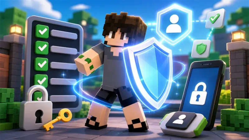 Roblox com conta protegida: checklist simples de segurança (2026)