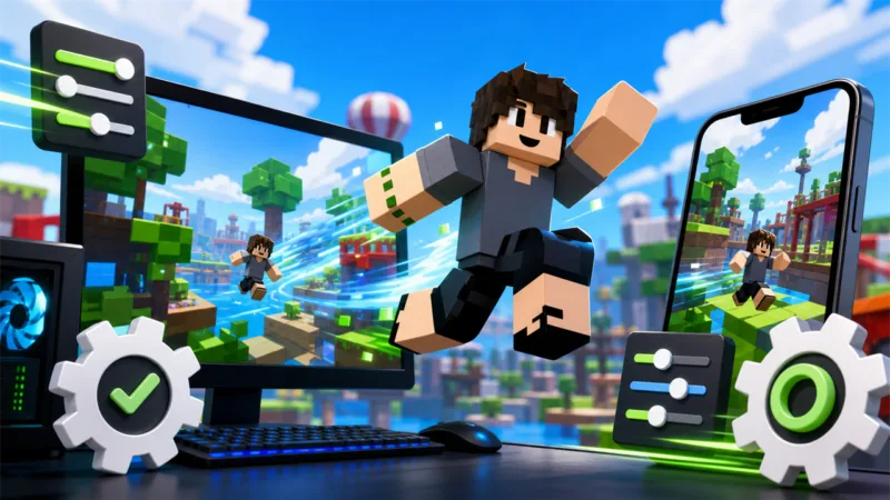 Como deixar o Roblox mais leve em PC e celular (2026)