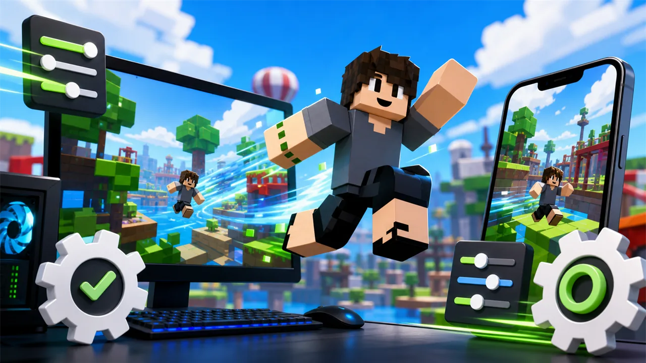Como deixar o Roblox mais leve em PC e celular (2026)