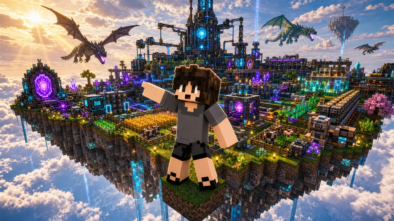 All the Mods 10: To the Sky — Guia Completo do Modpack Skyblock Mais Baixado do CurseForge