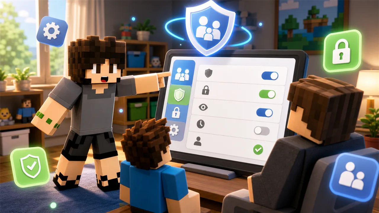 Como configurar os controles parentais do Roblox com calma (2026)